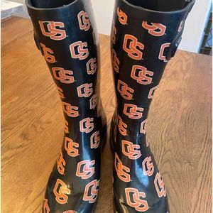 Size 7 Women’s OSU beaver Rainboots Steel Shank